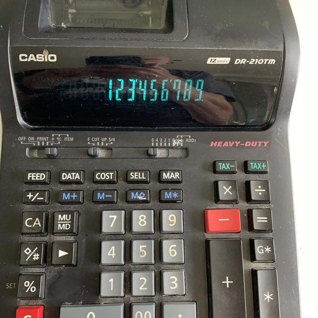 casio dr210r