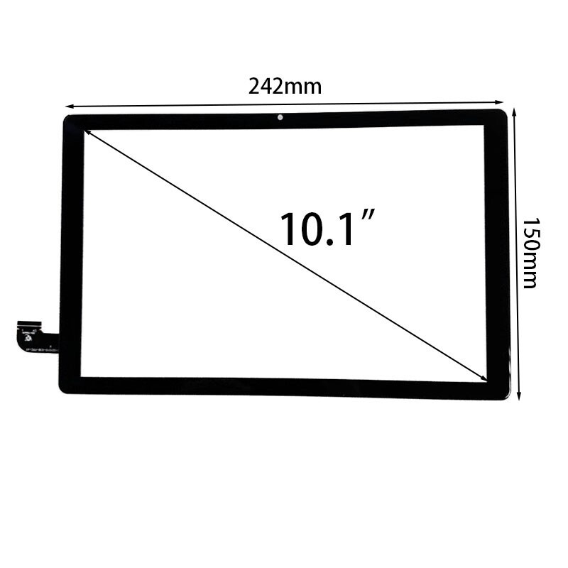 ユウナページ 10.1 inch Touch Screen Panel Digitizer Glass For XC-GG1010-638-FPC