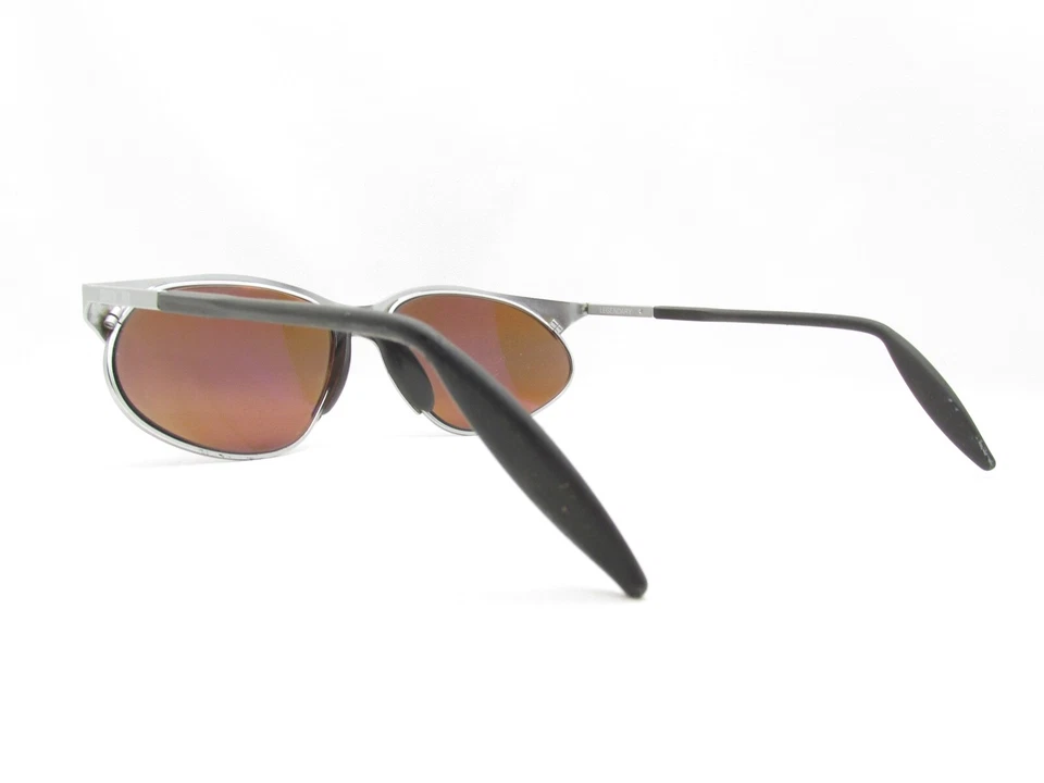 GAFAS DE SOL SUNCLOUD LEGENDARIAS DEPORTIVAS ENVOLVENTES DE METAL PLATEADO ITALIA 62-135 116294 Foto 4 de 4