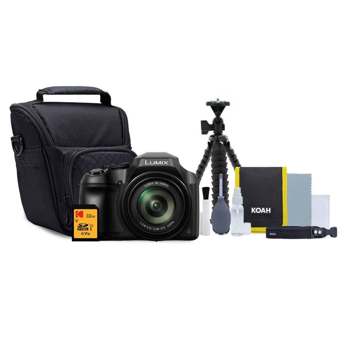 Panasonic LUMIX FZ80D Point and Shoot Digital Camera with Panasonic LUMIX FZ80D Point and Shoot Digital Camera with