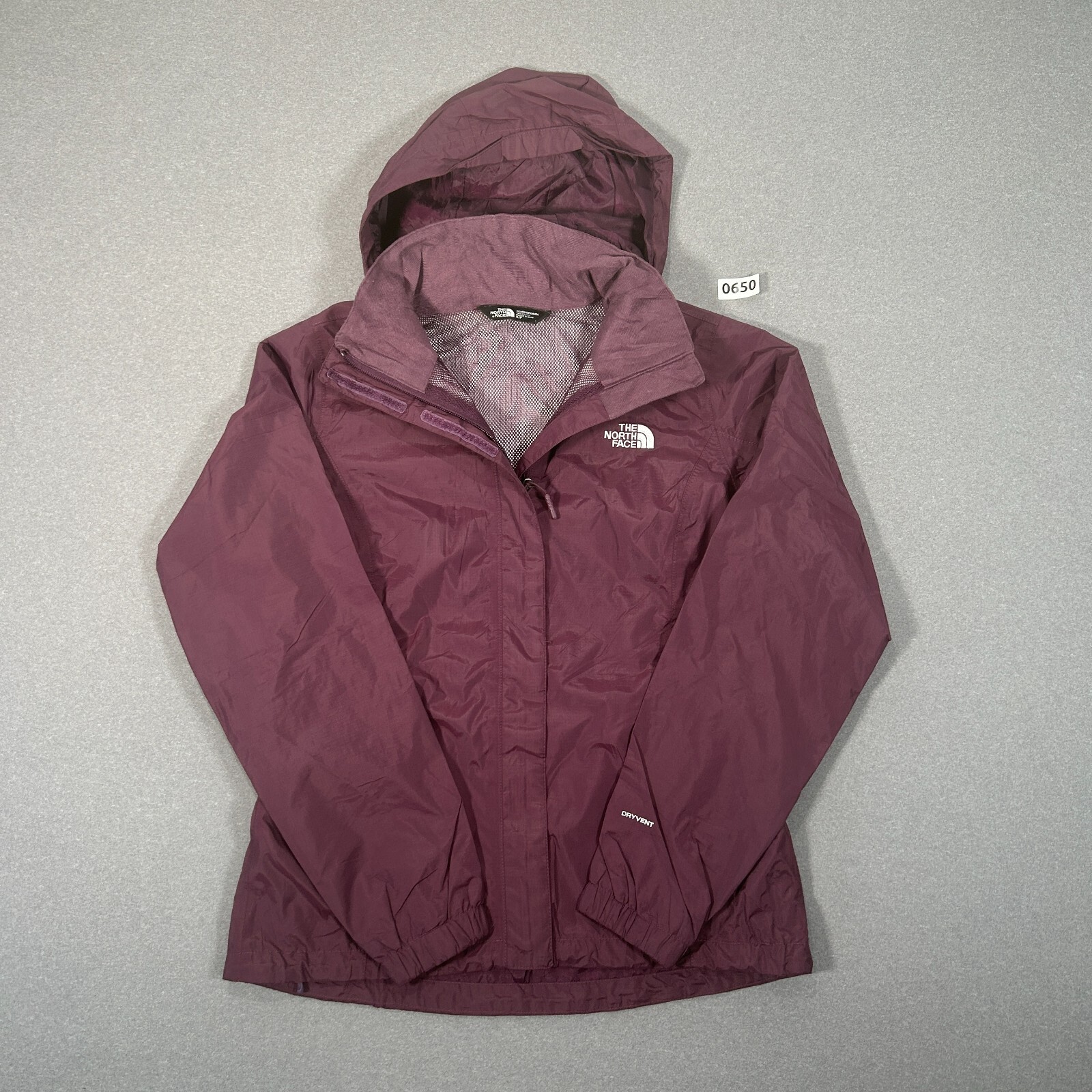 The North Face Hooded Jacket Womens Size Small Dryvent Purple