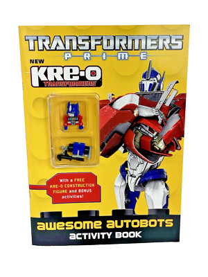 Transformers Prime Kre-O Awesome Autobots Activity Book UK Exclusive New 2012