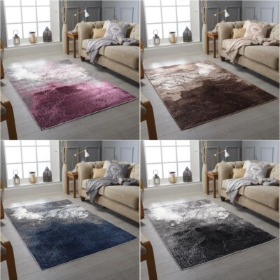 Wohnzimmer Große Teppiche Modern Schlafzimmer Rutschfest Flur Läufer Vorleger Carpet Neu