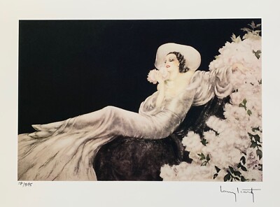 LOUIS ICART Parfum De Fleurs Facsimile Signed Limited Edition