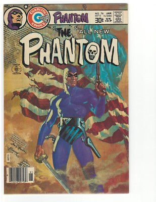 THE PHANTOM 74 ( 1977 ) THE PHANTOM OF 1776. CLASSIC FLAG COVER. 9.6/9.8
