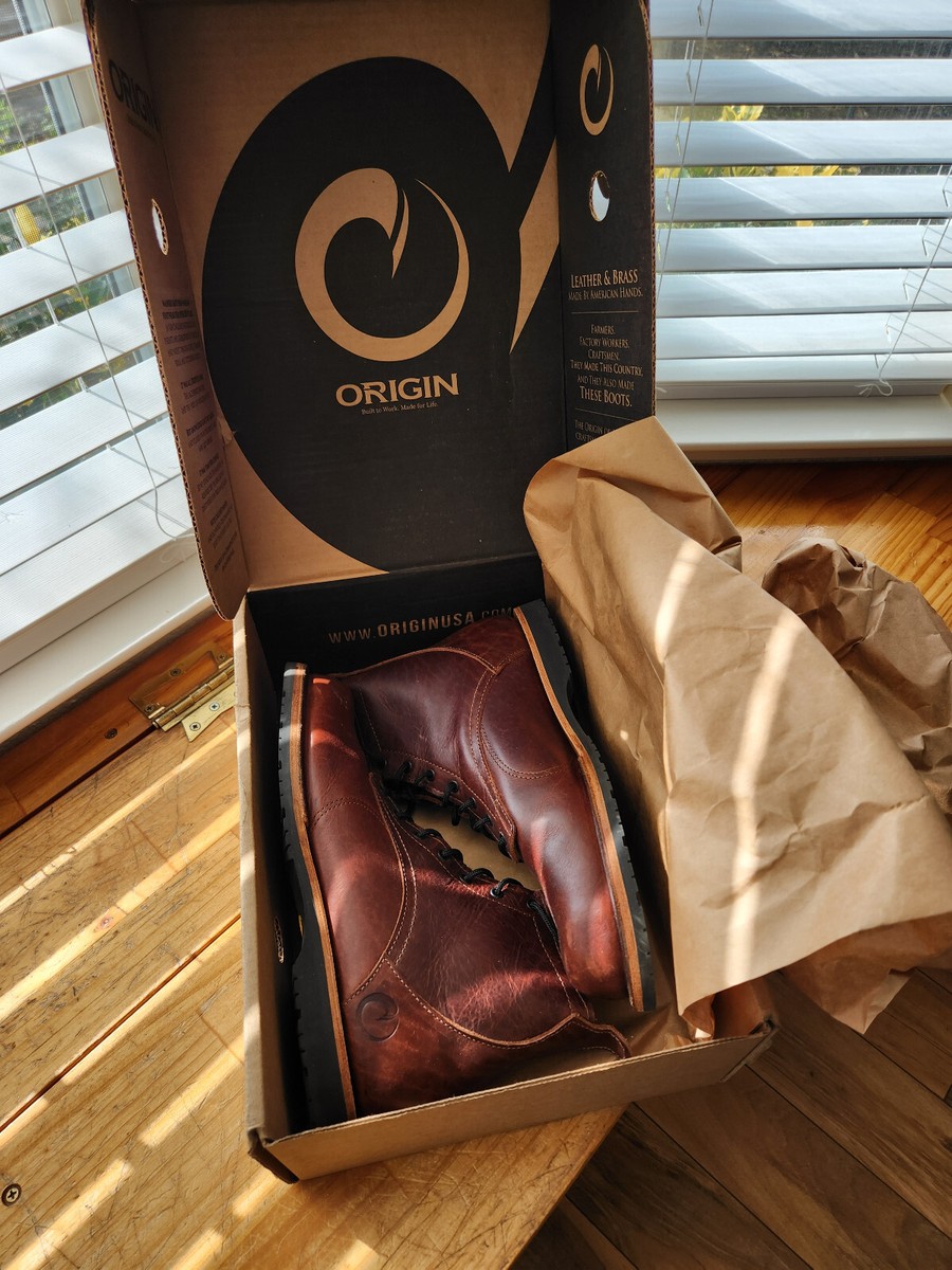 Origin Maine American Bison Boots 6