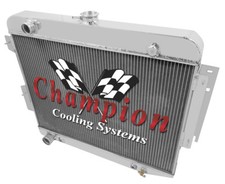 Er Champion 4 Row Radiator For 1966-1969 Dodge Charger Base Small Block V8 Eng