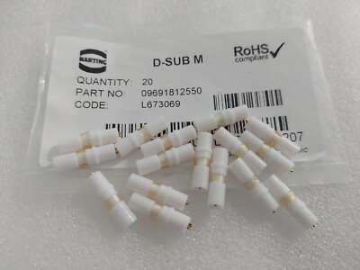 09691812550 HARTING power contact connector D-Sub mixed female 24-20