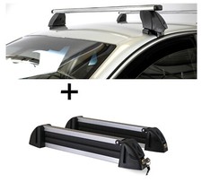 Skiträger Alu 4 Paar Ski+Dachträger K1P Alu für für Kia Picanto TA 5Türer 11-17