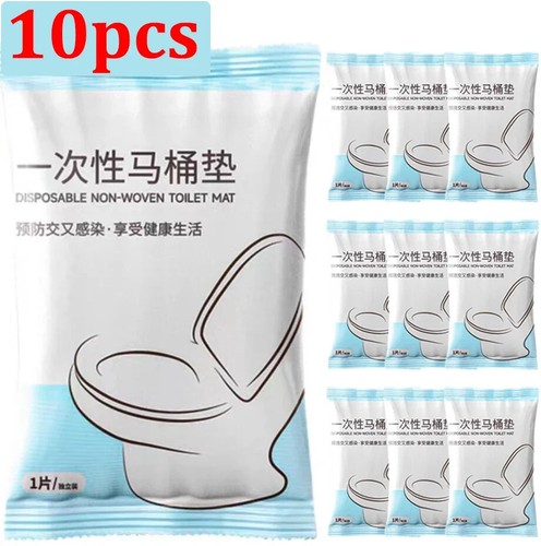 Sicherheits Vliesstoff Einweg Toilettensitz Abdeckung Wasserdicht Toilettenpapier Pad - Bild 20 von 22