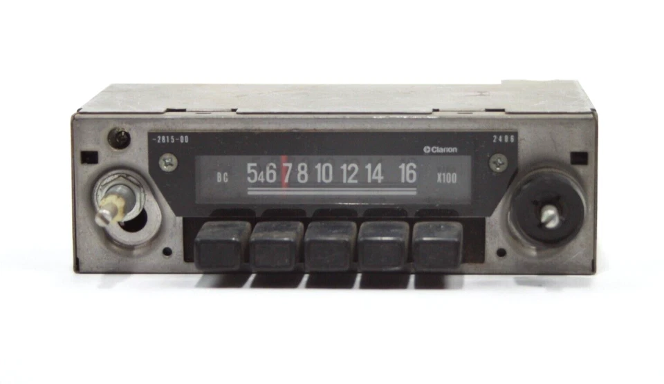 Subaru DL GL Brat Leone Gen1 OEM Clarion AM радио с рамкой - 1978? RF-1421 - Изображение 2 из 4