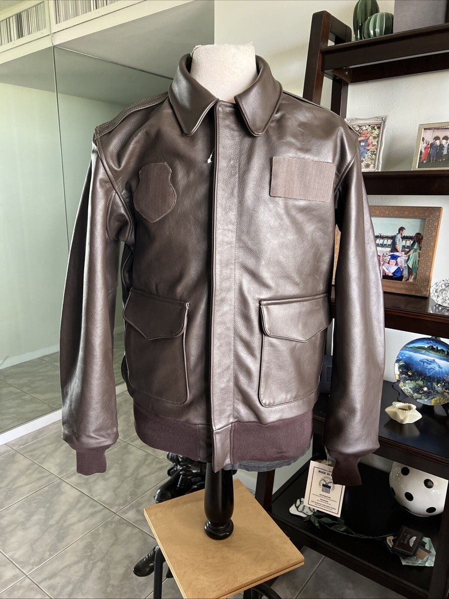 usaf leather flying jacket