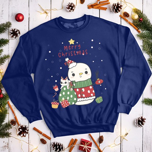 Cute Christmas Jumpers Ladies? Winter Snowman Mens and Womens Sweatshirts #MC - Picture 25 of 29