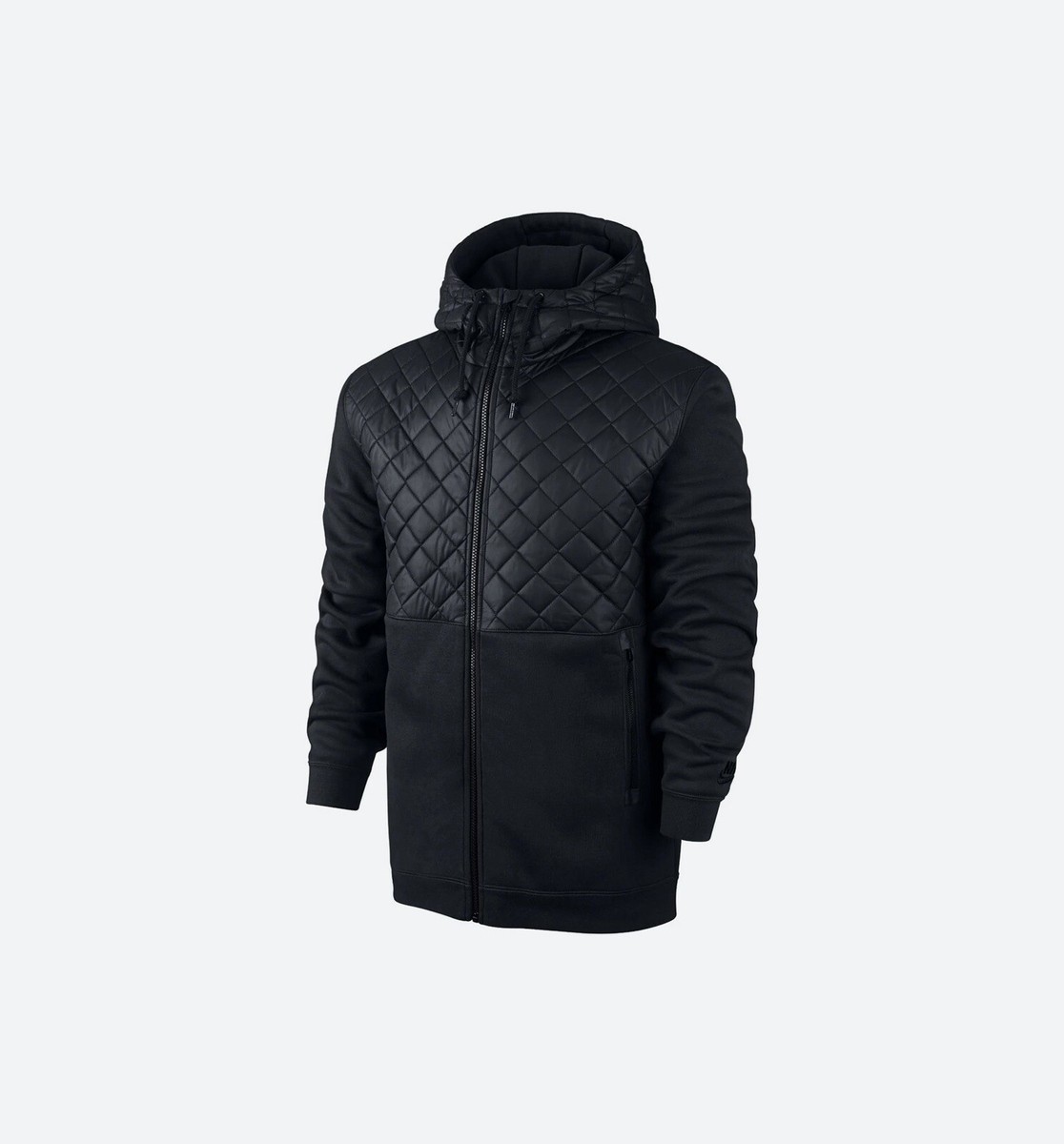 nike quilted fleece sweatshirt
