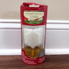 New Yankee Candle Scent Plug Christmas Cookie Starter Pack Snowflake