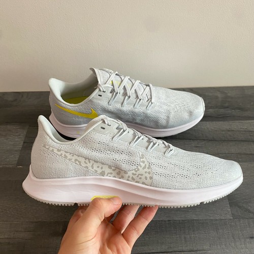 NIKE WOMENS AIR ZOOM PEGASUS 36 - UK 6.5/US 9/EUR 40.5 - GREY/YELLOW  CN0158-001 | eBay