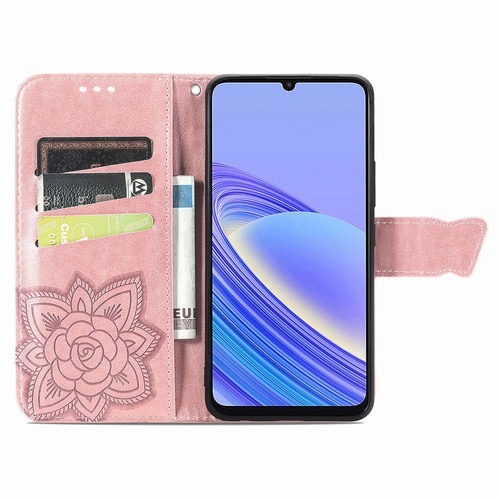 For TCL 40 30 SE Nothing Doogee Embossed Phone Case Flip Wallet Leather Cove - Picture 54 of 56