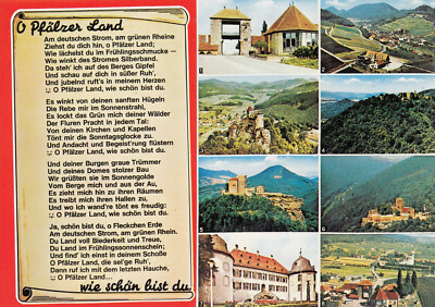 Old Postcard - O Palatinate Country How Beautiful You Are