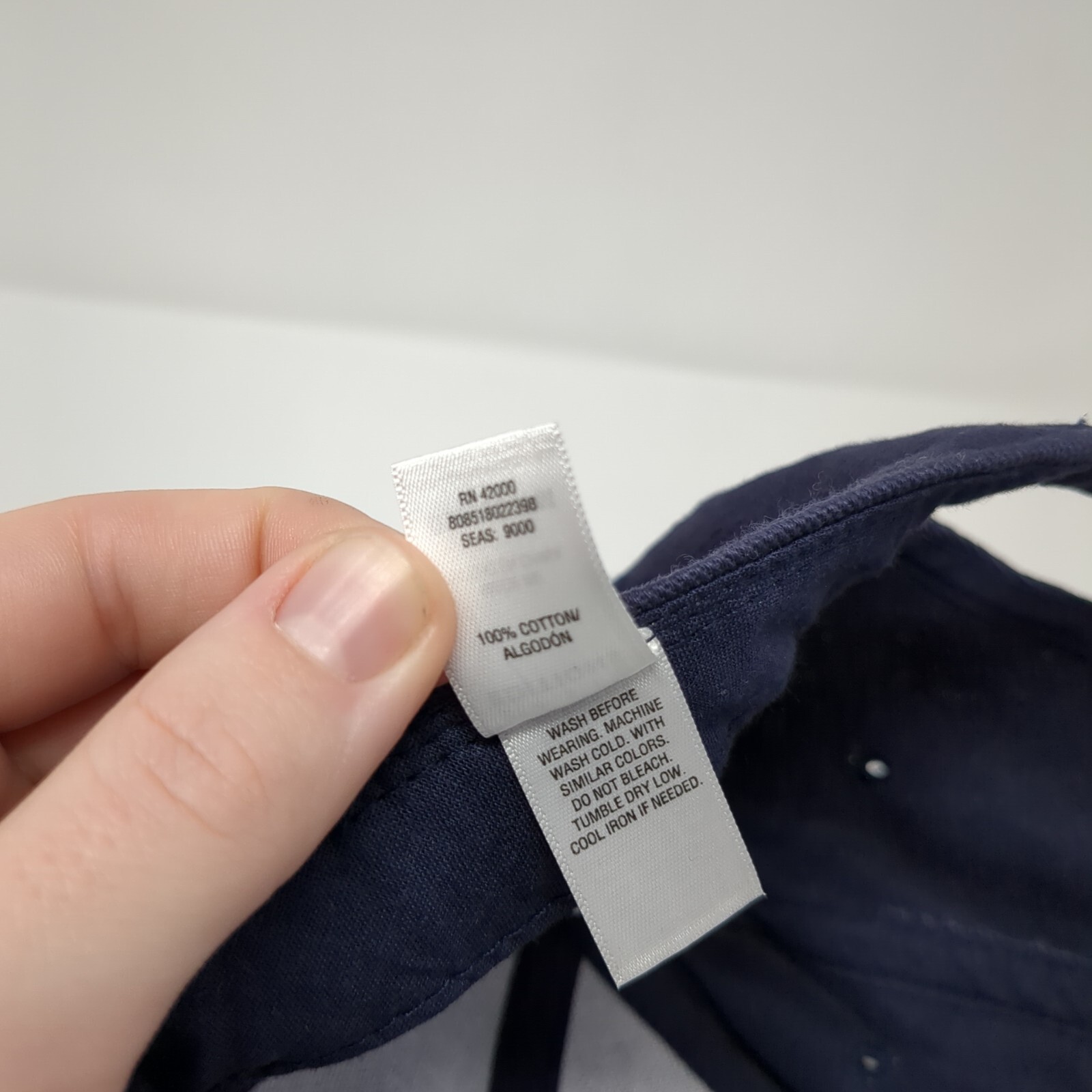 Basic Editions Slideback Hat Blue One Size Adjust… - image 9