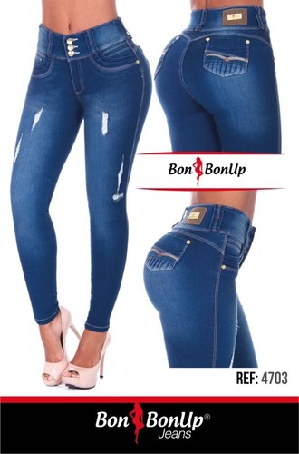4703 Bon Bon Up Jeans Levanta cola jeans colombianos butt lifter levanta  pompis | eBay