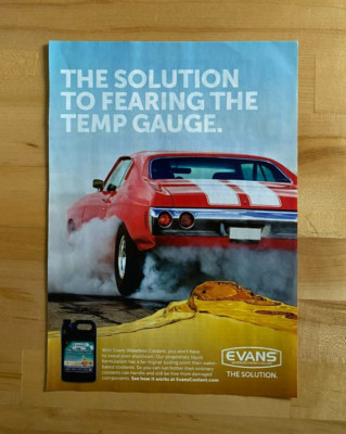 2016 Print Ad 1971 Chevrolet Chevelle Evans Coolant