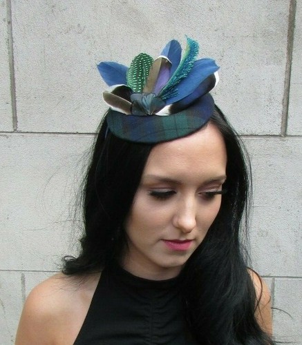 Navy Blue Green Black Watch Tartan 
