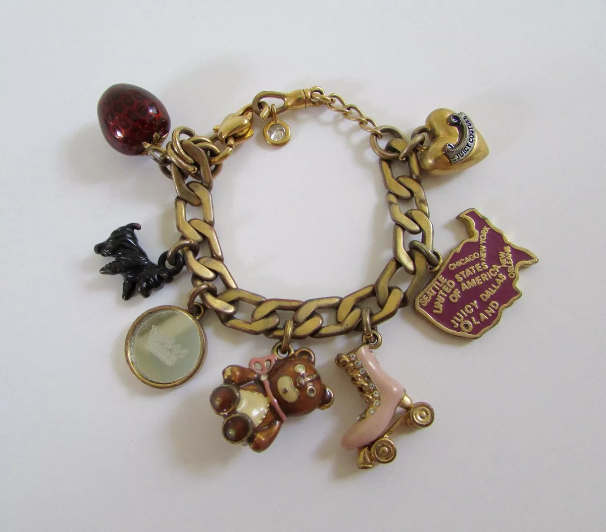 Juicy Couture Bracelet With Clock Charm for Sale in Queens, NY - OfferUp