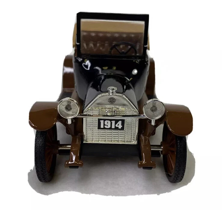 Camión Banco de Monedas Confiable Studebaker Car 4ta Edición 1914 Negro Marrón Roadster Foto 4 de 4