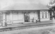 Railroad Train Station Depot Plainfield Indiana IN - Reprint