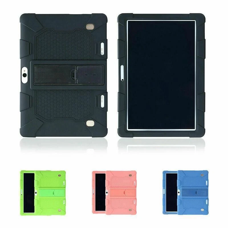 For 10.1" Inch Android Tablet PC Universal Shockproof Silicone Stand Case Cover - Image 2 of 4