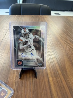 2025 Bowman Chrome U Eric Singleton Jr /299 Auto BCA-ESI