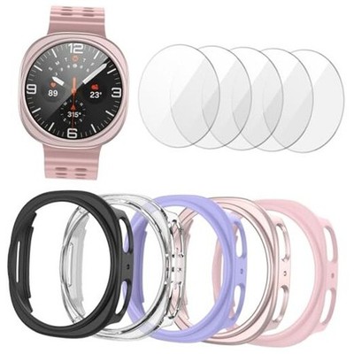 [5+5 Pack] Screen Galaxy Watch 8 40mm Black/Clear/Lavender/Rose Gold/Pink