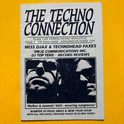 THE TECHNO CONNECTION Issue 3 - 1994 FANZINE - RARE!!