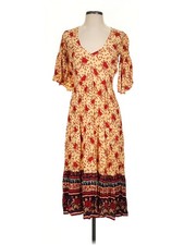 Faithfull the Brand Women Brown Casual Dress 4