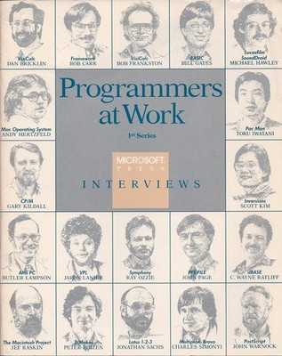 Programmers at work: Interviews by Susan Lammers