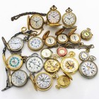 Pocket Watches Lot of 18 #Wb2301-2 Waltham Colibri Damas Open-Faced Hunter 17j
