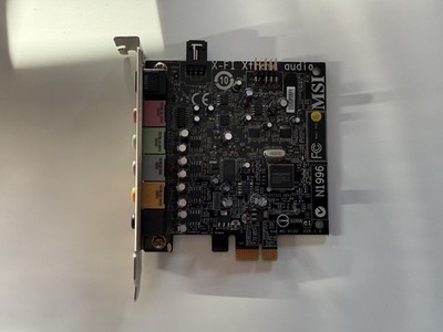 MSI X-Fi Xtreme Audio Soundkarte/ MS-4132/ PCIe X1/  Gaming/ AUX 3,5mm/ S-PDIF