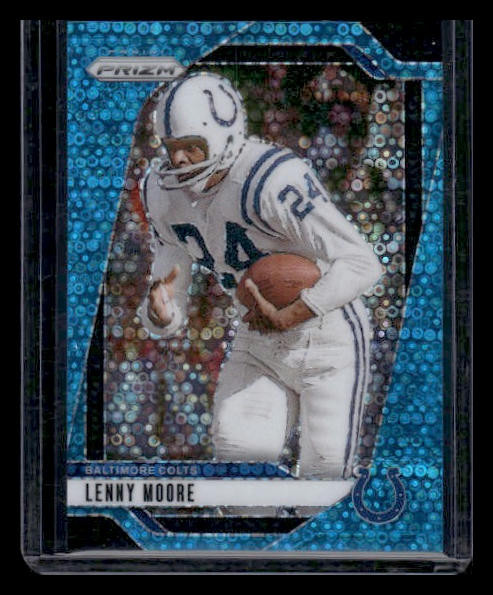 2024 Panini Prizm #296 Lenny Moore /99 No Huddle Blue Baltimore Colts