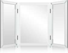 3 Way Mirror Trifold Mirror Trifold Vanity Three Way Folding Tri FoldFor ..
