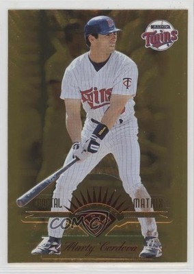 1997 Leaf Fractal Matrix Marty Cordova #63 12gr
