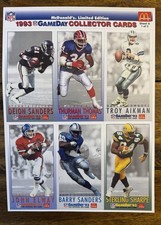 1993 mcdonalds gameday collector cards Sheet A