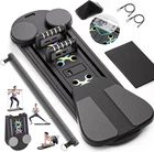 Pilates Board,15 in 1 Pilates Reformer Set, Foldable Pilates Reformer Machine wi