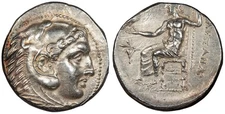 Kings of Macedon Alexander III (the Great) 336-323 B.C. Tetradrachm EF #AC106052
