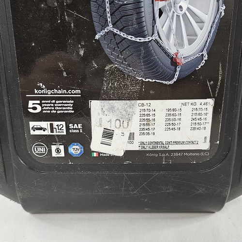 Thule CB-12 095 Tire Snow Chains Pair Self Tensioning Unused READ Description⬇ - Picture 2 of 6