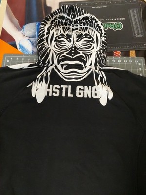 Hustle Gang  2X    YUJIRO HANMA Baki Anime Japan Embroidered     Full Zip Hoodie