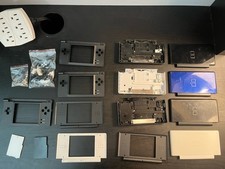 Old Ds Lite Shell, Screws, And Buttons Lot.