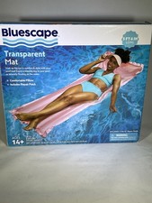 Bluescape Pool Pink Floating Mat With Pillow