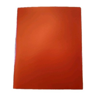 Heavyweight Plastic 2 Pocket Portfolio Folder, Letter Size Poly Folders 24 Pack
