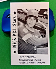 1979 CRAMER 1970'S PCL P.C.L. STARS MIKE SCIOSCIA MINOR LEAGUE NRMT OR BET
