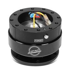 NRG 6-HOLE STEERING WHEEL BLACK QUICK RELEASE HUB ADAPTER GEN 2.0 SRK-200BK